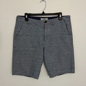 Flag & Anthem | Men’s Heather Blue Cotton Linen Shorts, size 31